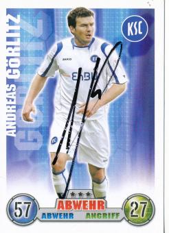 Andreas Görlitz  Karlsruher SC   2008/2009 Match Attax Card orig. signiert 