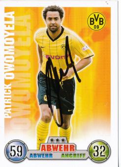 Patrick Owomoyela  Borussia Dortmund   2008/2009 Match Attax Card orig. signiert 