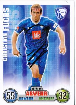 Christian Fuchs  VFL Bochum   2008/2009 Match Attax Card orig. signiert 