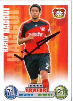 Karim Haggui  Bayer 04 Leverkusen   2008/2009 Match Attax Card orig. signiert 