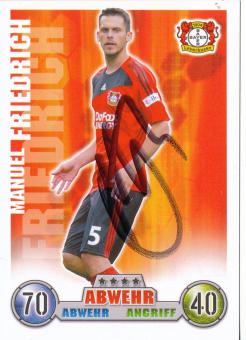 Manuel Friedrich  Bayer 04 Leverkusen   2008/2009 Match Attax Card orig. signiert 