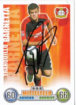 Tranquillo Barnetta  Bayer 04 Leverkusen   2008/2009 Match Attax Card orig. signiert 