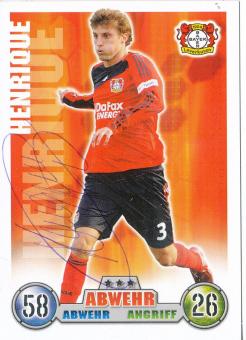 Henrique    Bayer 04 Leverkusen   2008/2009 Match Attax Card orig. signiert 