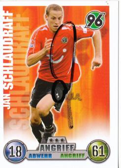 Jan Schlaudraff  Hannover 96   2008/2009 Match Attax Card orig. signiert 