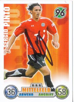Sergio Pinto  Hannover 96   2008/2009 Match Attax Card orig. signiert 