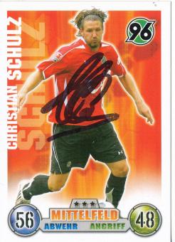 Christian Schulz  Hannover 96   2008/2009 Match Attax Card orig. signiert 
