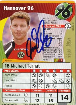 Michael Tarnat  Hannover 96   Soccards 2005/2006  Card orig. signiert 