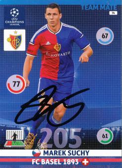 Marek Suchy  FC Basel 2014/2015  Panini Card original signiert 