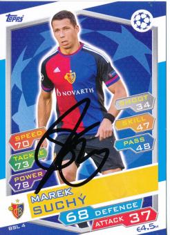 Marek Suchy  FC Basel  Topps  Card original signiert 
