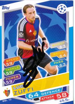 Luca Zuffi  FC Basel  Topps  Card original signiert 