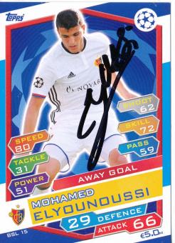 Mohamed Elyounoussi  FC Basel  Topps  Card original signiert 