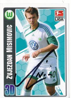 Zvjezdan Misimovic  VFL Wolfsburg  2009/2010 Topps  Bundesliga Sticker original signiert 
