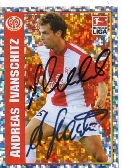Andreas Ivanschitz  FSV Mainz 05  2009/2010 Topps  Bundesliga Sticker original signiert 