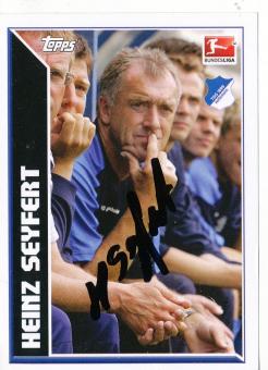 Heinz Seyfert  TSG 1899 Hoffenheim  2011/2012 Topps  Bundesliga Sticker original signiert 