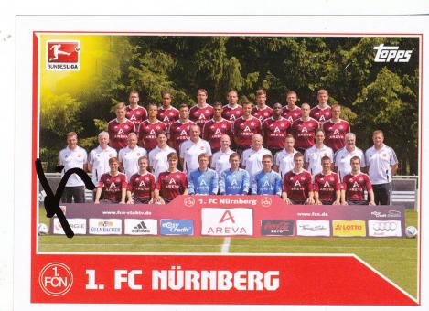 FC Nürnberg  2011/2012 Topps  Bundesliga Sticker original signiert 