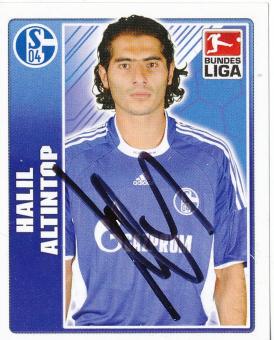 Halil Altintop  FC Schalke 04   2009/2010 Topps  Bundesliga Sticker original signiert 