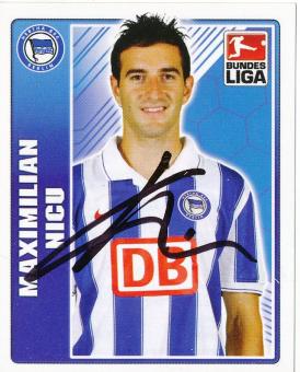 Maximilian Nicu  Hertha BSC Berlin   2009/2010 Topps  Bundesliga Sticker original signiert 