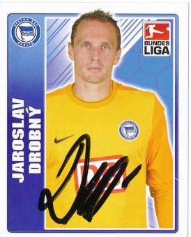 Jaroslav Drobny  Hertha BSC Berlin   2009/2010 Topps  Bundesliga Sticker original signiert 