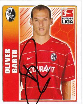 Oliver Barth  SC Freiburg   2009/2010 Topps  Bundesliga Sticker original signiert 