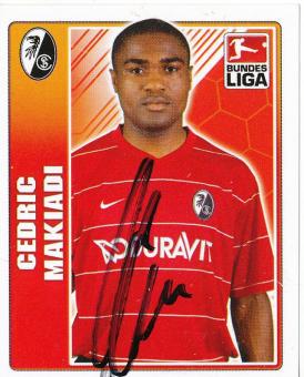 Cedric Makiadi  SC Freiburg   2009/2010 Topps  Bundesliga Sticker original signiert 