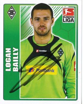 Logan Bailly    Borussia Mönchengladbach   2009/2010 Topps  Bundesliga Sticker original signiert 
