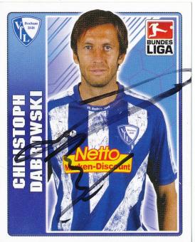 Christoph Dabrowski  VFL Bochum   2009/2010 Topps  Bundesliga Sticker original signiert 