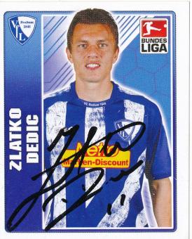 Zlatko Dedic  VFL Bochum   2009/2010 Topps  Bundesliga Sticker original signiert 