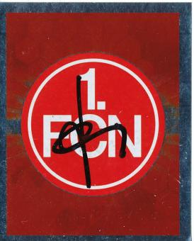 FC Nürnberg   2011/2012  Topps  Bundesliga Sticker original signiert 