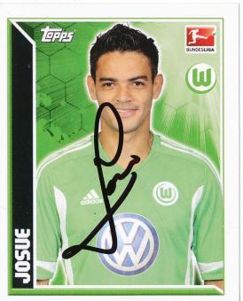 Josue  VFL Wolfsburg  2011/2012  Topps  Bundesliga Sticker original signiert 