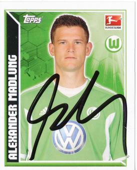Alexander Madlung  VFL Wolfsburg  2011/2012  Topps  Bundesliga Sticker original signiert 