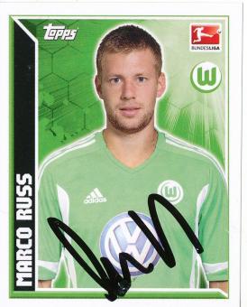 Marco Russ  VFL Wolfsburg  2011/2012  Topps  Bundesliga Sticker original signiert 
