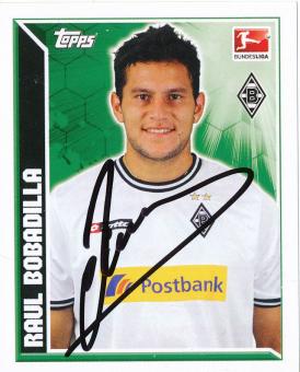 Raul Bobadilla  Borussia Mönchengladbach  2011/2012  Topps  Bundesliga Sticker original signiert 