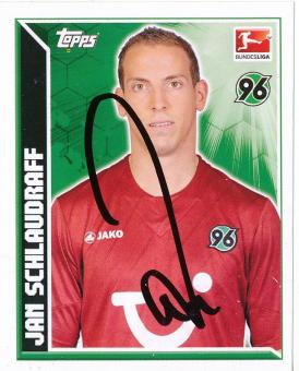 Jan Schlaudraff  Hannover 96    2011/2012  Topps  Bundesliga Sticker original signiert 