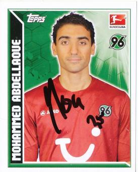 Mohammed Abdellaoue  Hannover 96    2011/2012  Topps  Bundesliga Sticker original signiert 