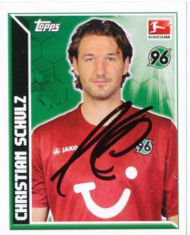 Christian Schulz  Hannover 96    2011/2012  Topps  Bundesliga Sticker original signiert 