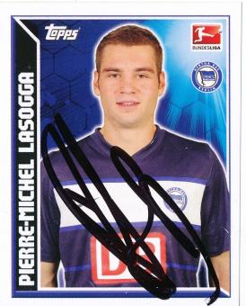 Pierre Michel Lasogga  Hertha BSC Berlin   2011/2012  Topps  Bundesliga Sticker original signiert 