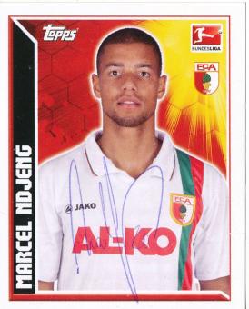 Marcel Ndjeng   FC Augsburg  2011/2012  Topps  Bundesliga Sticker original signiert 