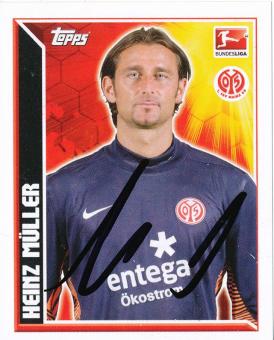 Heinz Müller  FSV Mainz 05   2011/2012  Topps  Bundesliga Sticker original signiert 