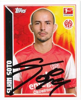 Elkin Soto  FSV Mainz 05   2011/2012  Topps  Bundesliga Sticker original signiert 