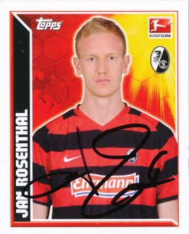 Jan Rosenthal  SC Freiburg   2011/2012  Topps  Bundesliga Sticker original signiert 