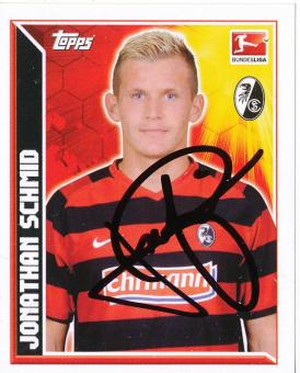 Jonathan Schmid  SC Freiburg   2011/2012  Topps  Bundesliga Sticker original signiert 