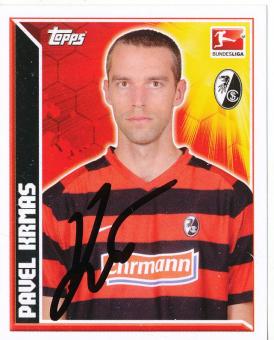 Pavel Krmas  SC Freiburg   2011/2012  Topps  Bundesliga Sticker original signiert 