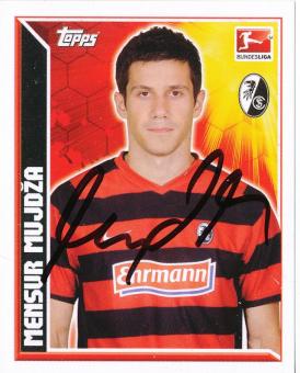 Mensur Mujdza  SC Freiburg   2011/2012  Topps  Bundesliga Sticker original signiert 