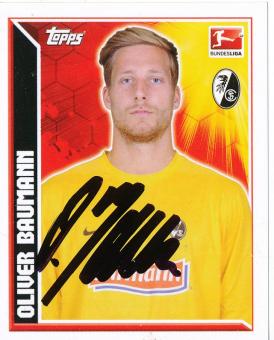 Oliver Baumann  SC Freiburg   2011/2012  Topps  Bundesliga Sticker original signiert 