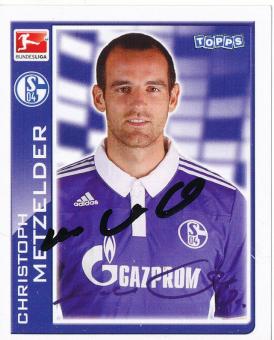 Christoph Metzelder  FC Schalke 04  2010/2011  Topps  Bundesliga Sticker original signiert 