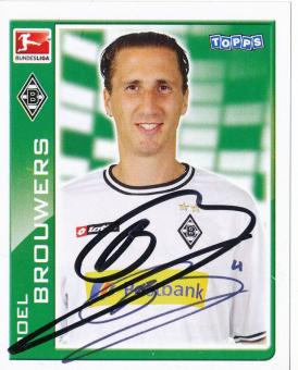 Roel Brouwers  Borussia Mönchengladbach  2010/2011  Topps  Bundesliga Sticker original signiert 
