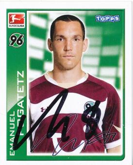 Emanuel Pogatetz  Hannover 96   2010/2011  Topps  Bundesliga Sticker original signiert 