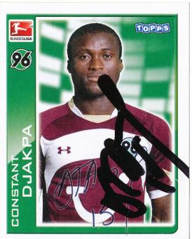 Konstant Djakpa  Hannover 96   2010/2011  Topps  Bundesliga Sticker original signiert 