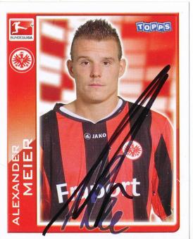 Alexander Meier  Eintracht Frankfurt   2010/2011  Topps  Bundesliga Sticker original signiert 
