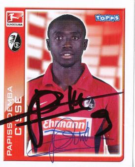 Papiss Demba Cisse  SC Freiburg   2010/2011  Topps  Bundesliga Sticker original signiert 
